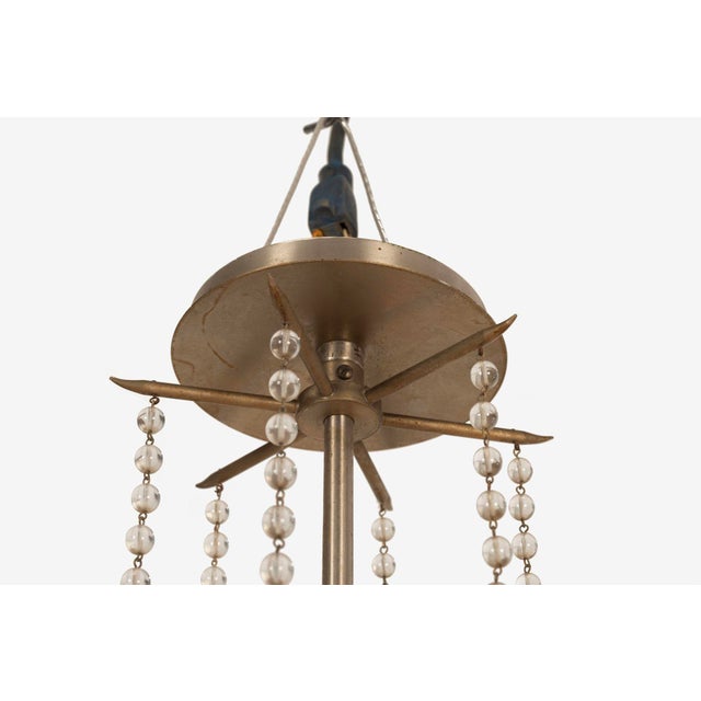 Silver Tommi Parzinger Chandelier for Parzinger Originals For Sale - Image 8 of 10