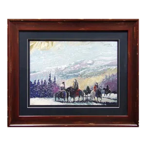 Earl Biss "Mountain Crows" Limited Edition Serigraph Framed on Paper Hand Signed
