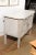 Wood Swedish 1890 Painted Sideboard with Two Drawers, Two Doors and Fluted Side Posts For Sale - Image 7 of 12