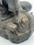 Japanese Meiji Bronze Okimono Seated Pipe Smoker, Signed Toko, C. 1890 For Sale - Image 11 of 17