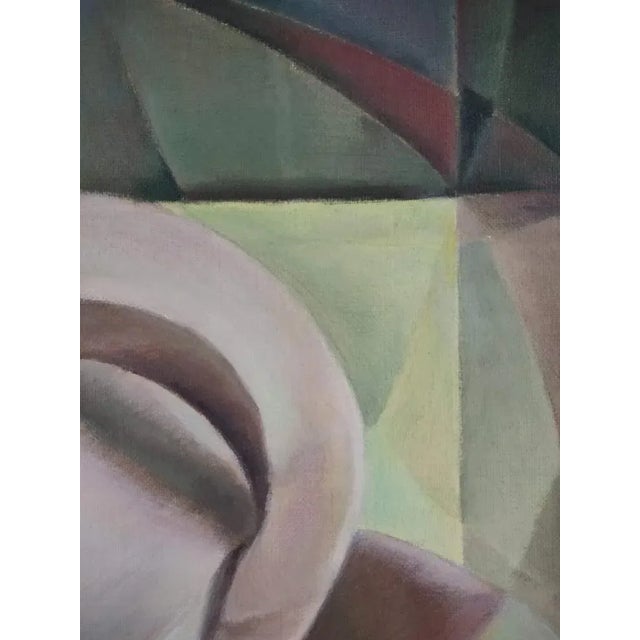 This artwork includes a certificate of authenticity and is hand-signed by the artist. It is made of oil on canvas. Frame...