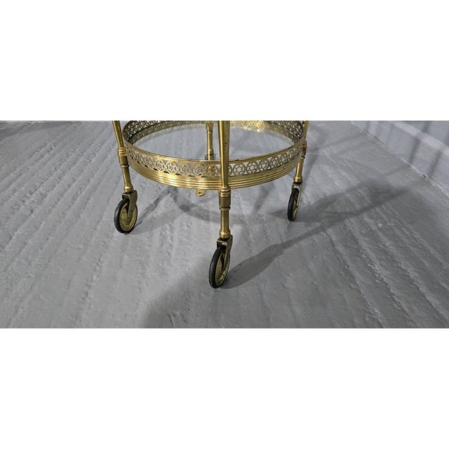Metal French Two-Tier Trolley, 1930 For Sale - Image 7 of 8