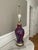 Vintage Art Mid Century Modern Drip Glaze Ceramic Lamp For Sale - Image 9 of 11