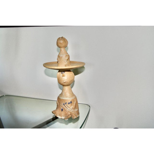 Poetic Stoneware Figure from Pierre Koppe, France, 1979 For Sale - Image 13 of 13