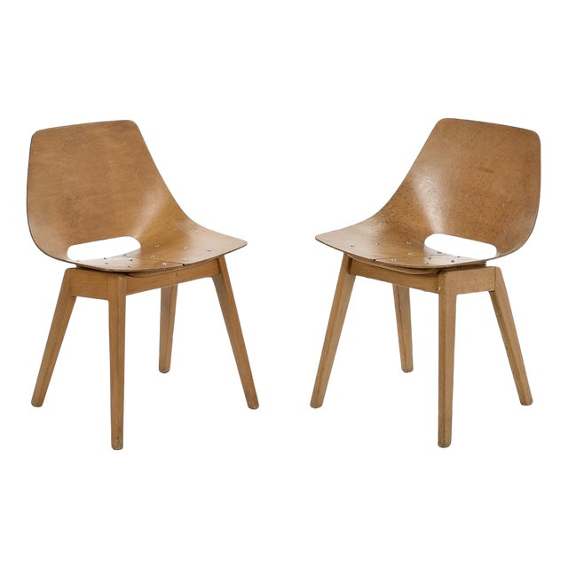 Set of Chairs by Pierre Guariche For Sale