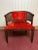 Persimmon Vintage Mid-Century Upholstered Armchair For Sale - Image 8 of 8