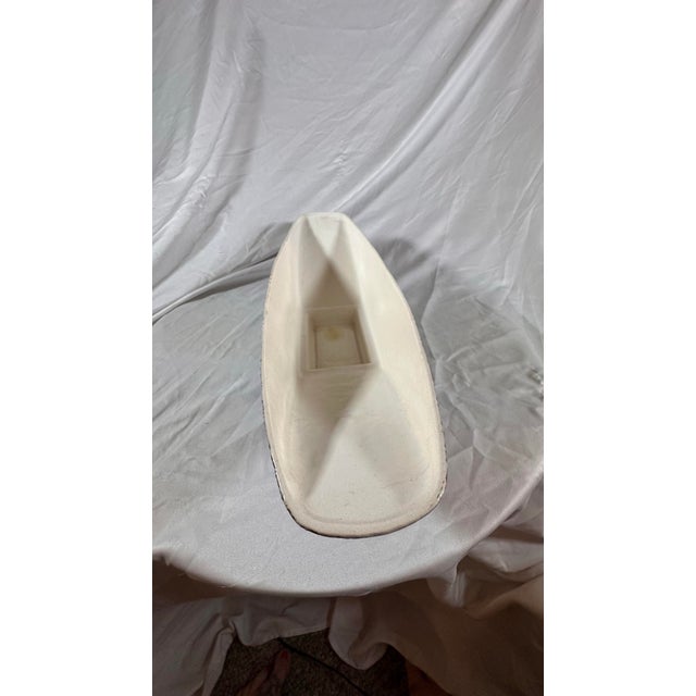 1950s Very Sexy, Long Boat Planter California Pottery by Shawnee For Sale - Image 5 of 10