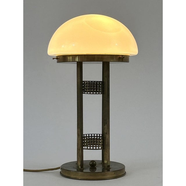 Monumental art nouveau design table lamp. Manufactured in austria. This is probably a production from 1980s. this...