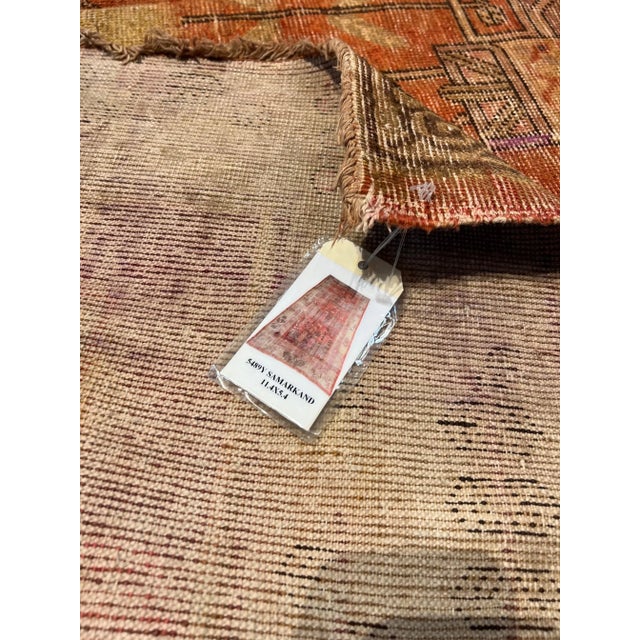 Red Mid 19th Century Antique Samarkand Rug For Sale - Image 8 of 9
