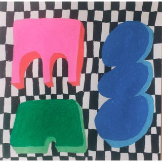 "Tiny" Expressionist Drawing For Sale