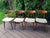 A unique set of four original habeo modell chairs, manufactured in germany in the 1950s and 1960s. This is a perfect...