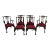 Set of 6 Stickley Chippendale Ball & Claw Mahogany Dining Chairs For Sale