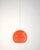 1960s Space Age Orange Ceiling Lamp by Studio Tetrarch for Artemide, 1968 For Sale - Image 5 of 11
