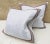 Banded Belgian Linen Pillows - a Pair. For Sale - Image 9 of 9