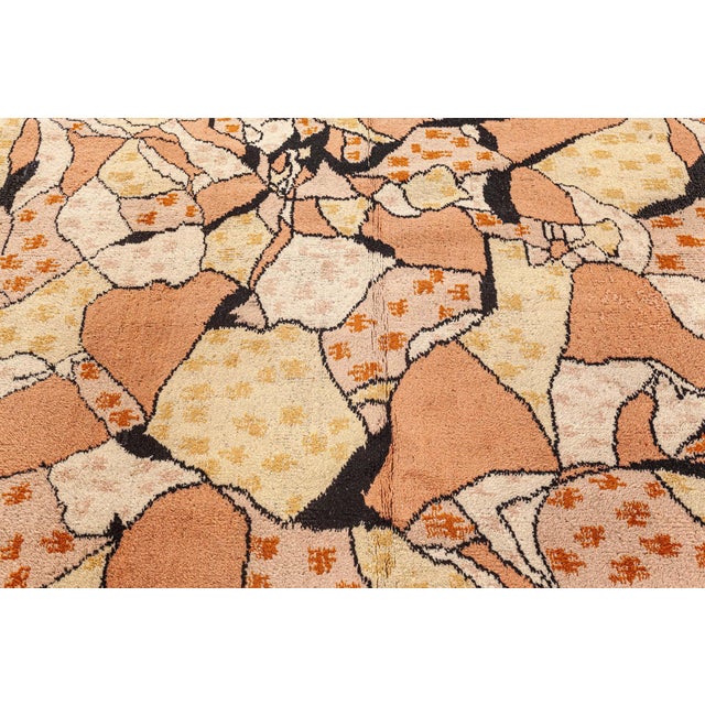 Mid 20th Century Doris Leslie Blau Vintage European Modernist Rug For Sale - Image 5 of 9