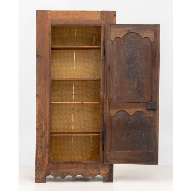 French Provincial Walnut Armoire, 18th Century For Sale - Image 4 of 7