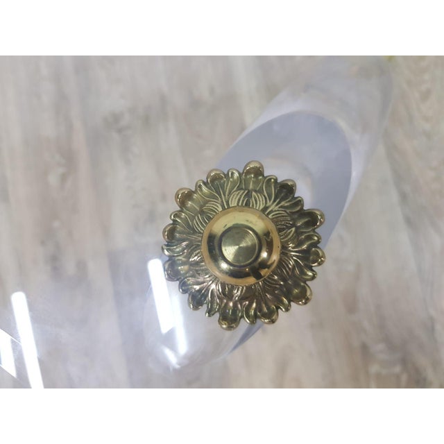 Gold Hollywood Regency Coffee Table, France, 1970s For Sale - Image 8 of 15