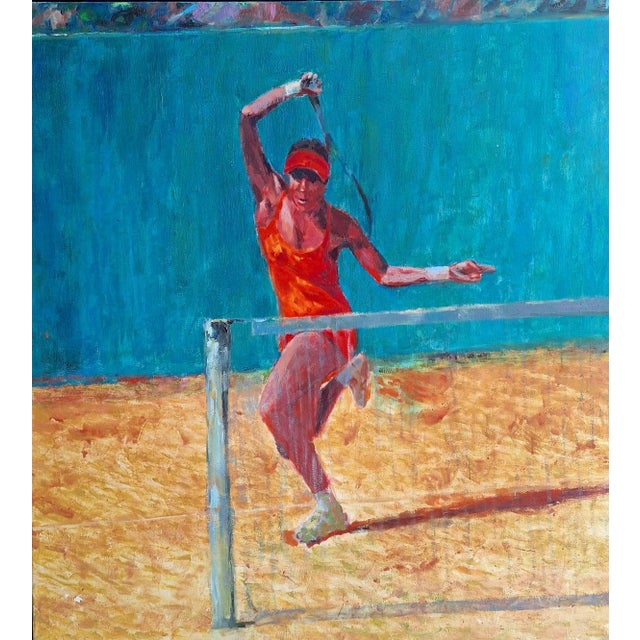 Dorota Zych-Charaziak, Cycle: Tennis-Wenus, 2009, Oil on Canvas For Sale - Image 3 of 3