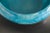 80s Vintage California Studio Raku Pottery Bowl, With Turquoise & White Crackle Glaze For Sale In San Diego - Image 6 of 12