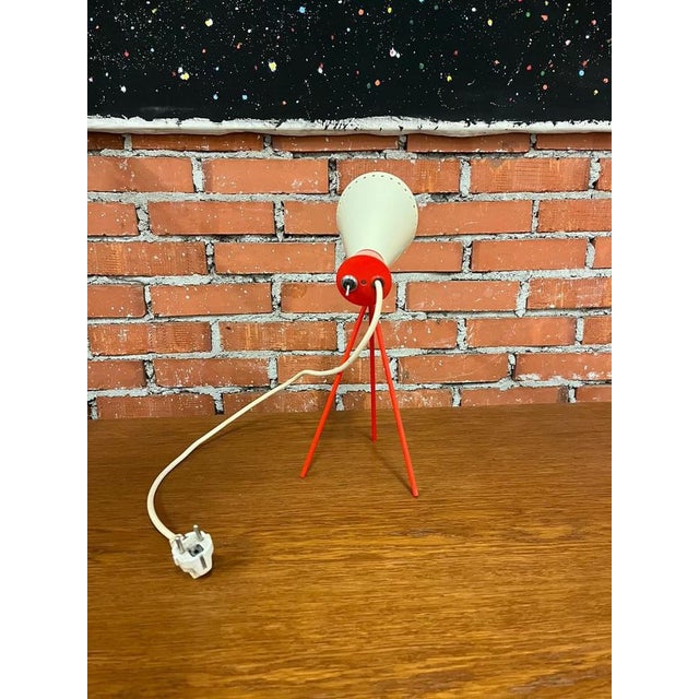 Mid-Century Modern Vintage Model 1618 Table Lamp by Josef Hůrka for Napako, 1954 For Sale - Image 3 of 5