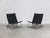 Black PK22 Chairs by Poul Kjærholm for Fritz Hansen, 1988, Set of 2 For Sale - Image 8 of 18
