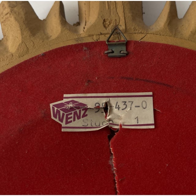 Wenz Giltwood Sunburst Mirror, Germany, 1960s For Sale - Image 4 of 11