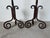 Vintage Jan Barboges Hand-Forged Iron Floor Candle Holders – Pair For Sale - Image 9 of 12