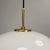Louis Poulsen Large Radiohus Pendant Lamp in White Glass by Vilhelm Lauritzen for Louis Poulsen, 1950s For Sale - Image 4 of 12