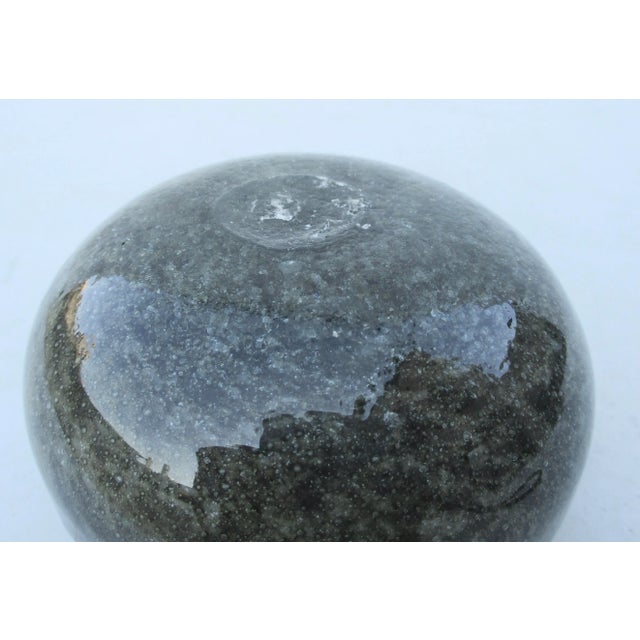 1990s Art Glass Pebble Vase For Sale - Image 5 of 9