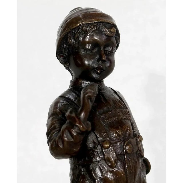 J. Schmidt-Felling, Le Petit Fumeur, Late 19th Century, Bronze For Sale - Image 5 of 18