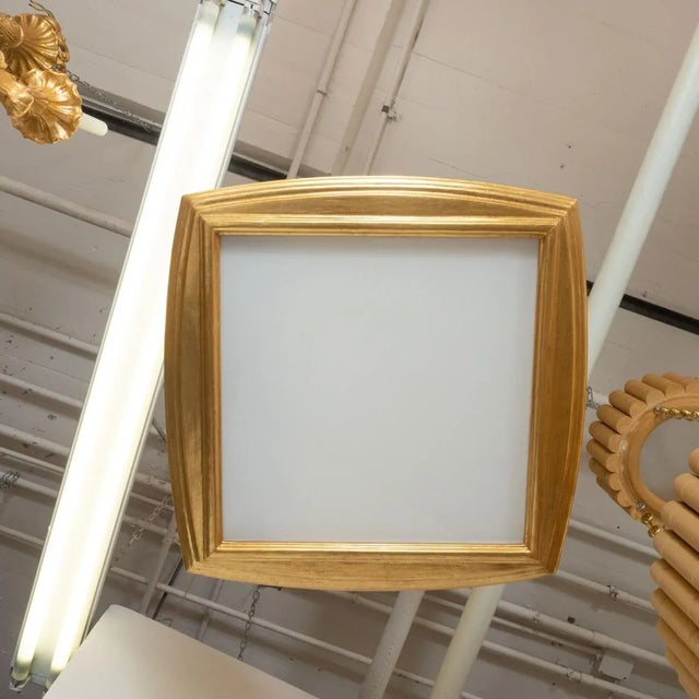 Two-Tier Giltwood Pendant by Carlos Villegas For Sale - Image 9 of 10