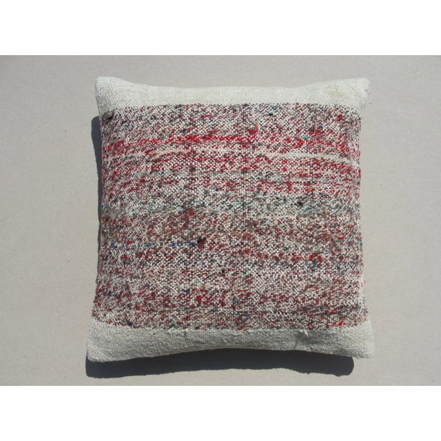 Vintage Turkish Kilim Pillow Cover For Sale - Image 13 of 13