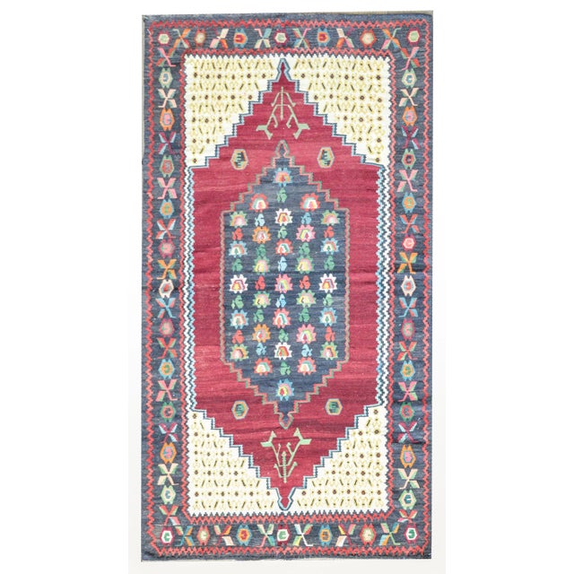 Vintage Armenian Kilim Rug For Sale - Image 10 of 10