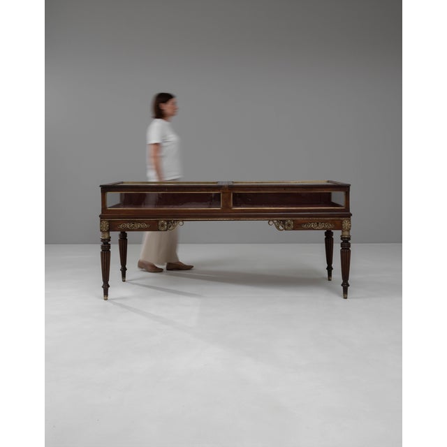 1900s Spanish Wooden Shop Counter For Sale - Image 4 of 12