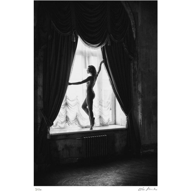 Alex Manchev, Close the Curtains, Nude, 2019, Silkscreen Print For Sale - Image 7 of 7