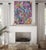 Contemporary Flirt Original Abstract Oil Painting by Lisa Finlayson For Sale - Image 3 of 9