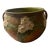 Roseville Jonquil Jardiniere Planter Large VTG 1931 Textured Brown Green Floral 621-10, Attributed For Sale