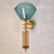 1990s Pair of Blue and Beige Murano Glass Sconces For Sale In Dallas - Image 6 of 11