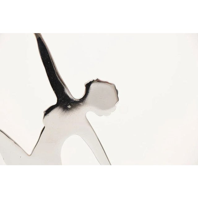 White British Art Deco Double Figure Lamp, 1930 For Sale - Image 8 of 12