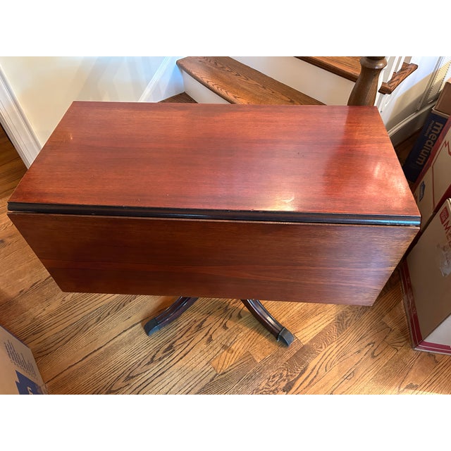 Early 20th Century Antique Dropleaf Table; Either Cherry, Walnut or Mahogany For Sale - Image 5 of 5
