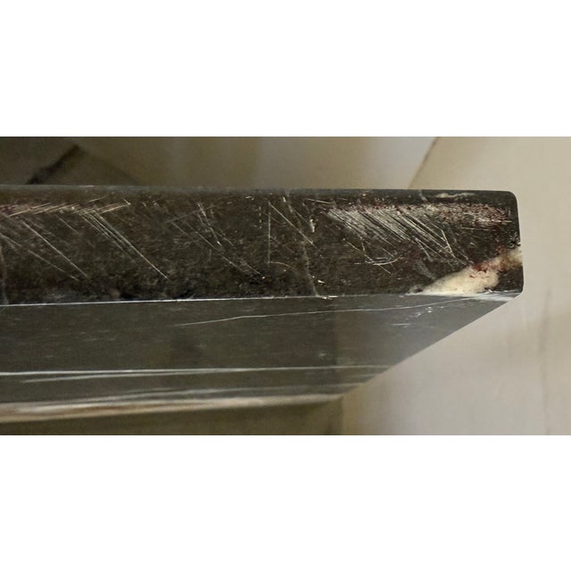 Pair of Postmodern Dining/Console Table Marble Bases From 80's For Sale - Image 9 of 10