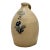 Outstanding Antique 2 Gallon Blue Flower Decorated Stoneware Jug by Burger in Rochester N. Y. Circa 1877 to 1880 For Sale