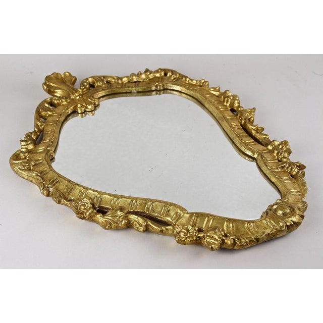 Baroque Handcarved Gilt Wall Mirror, Italy, 1790s For Sale - Image 15 of 18