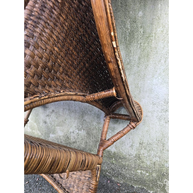 Arts & Crafts Chair in Wicker and Rattan from Dryad & Co, 1910 For Sale - Image 16 of 18
