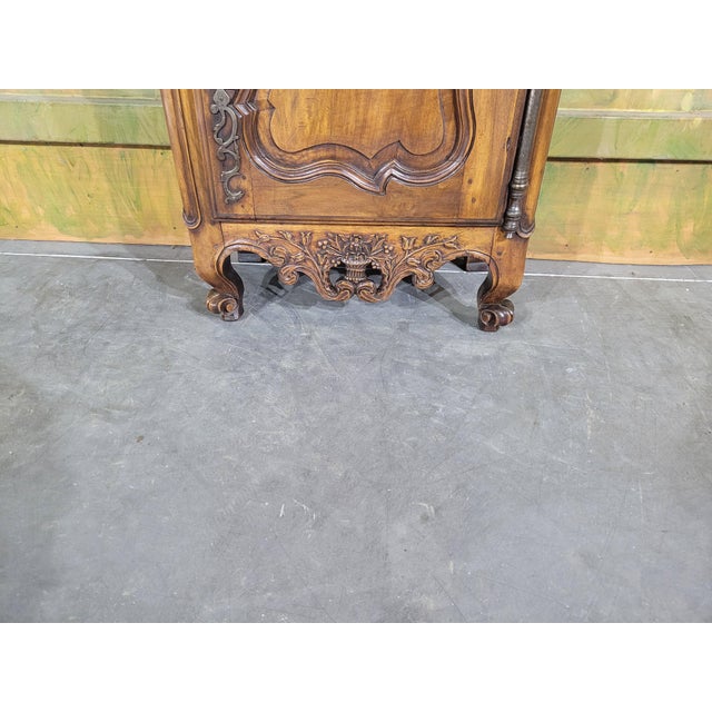 Louis XV style carved walnut jam cupboard Charming late 18th-century jam cupboard in solid wood, opening with a front door...