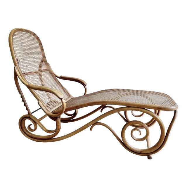 Rare Late 19th Century Austrian Thonet Bentwood No. 2 Chaise Longue / Daybed For Sale