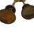 Metal Vintage Ornate Tall Fluted Scalloped Brass Candle Torchières With Monkey - A Pair For Sale - Image 7 of 8