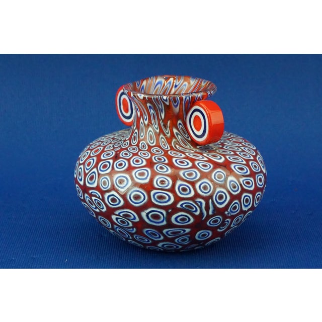 Vintage Red Murano Glass Vase by Ercole Barovier-Toso, 1950 For Sale - Image 6 of 18