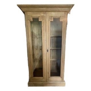 Restoration Hardware Antique Double-Door Cabinet For Sale
