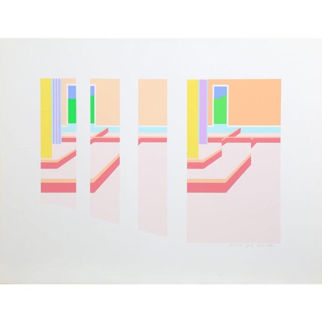 George Mueller, Room Interior, Silkscreen For Sale